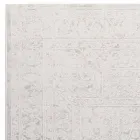 Design Rug with Beige Design in Polyester and Viscose - Occitania Viadurini