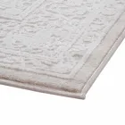 Design Rug with Beige Design in Polyester and Viscose - Occitania Viadurini