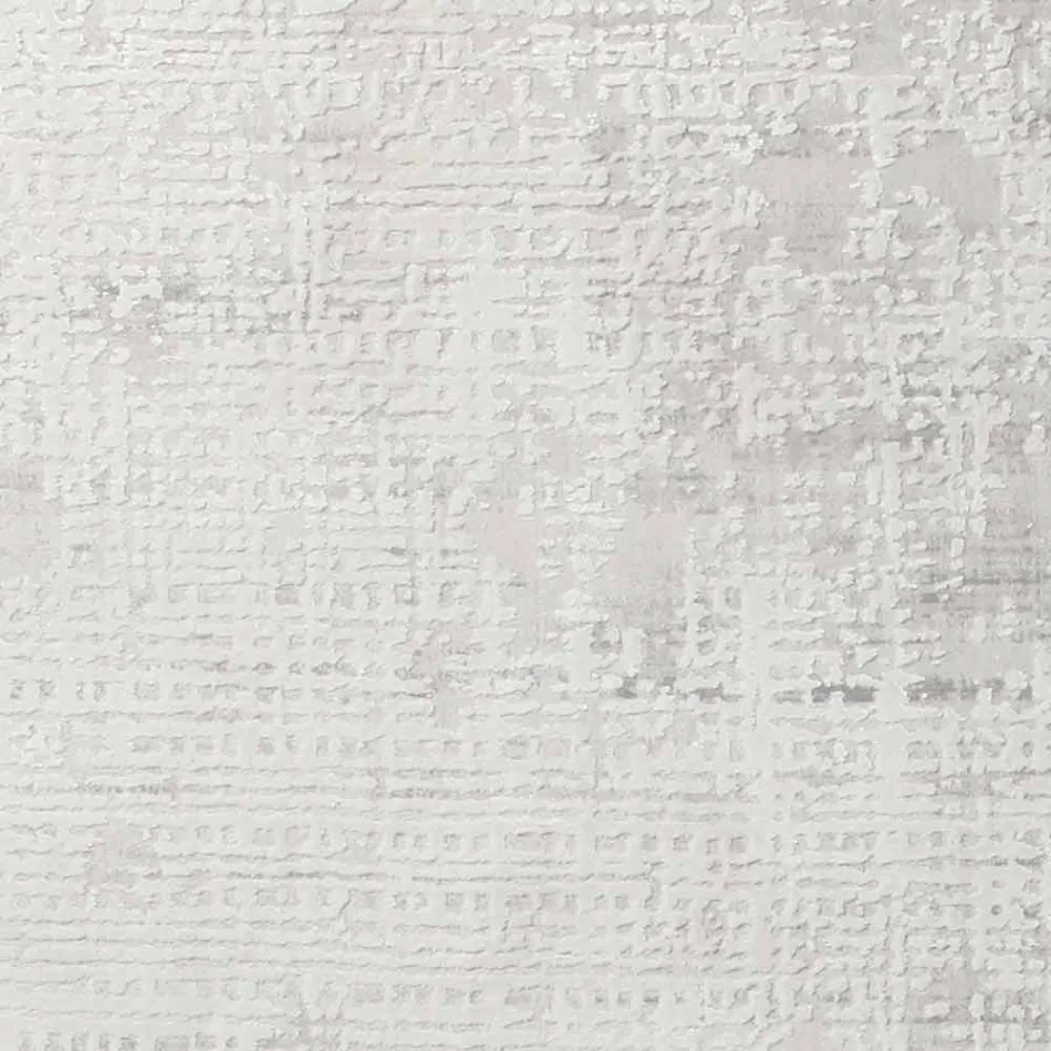 Design Rug with Beige Design in Polyester and Viscose - Occitania Viadurini