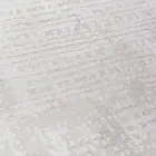 Design Rug with Beige Design in Polyester and Viscose - Occitania Viadurini