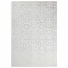 Design Rug with Beige Design in Polyester and Viscose - Occitania Viadurini
