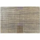 Handmade Modular Colored Viscose Rug Woven in India - Gilberto Viadurini