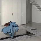 Handmade Modular Colored Viscose Rug Woven in India - Gilberto Viadurini