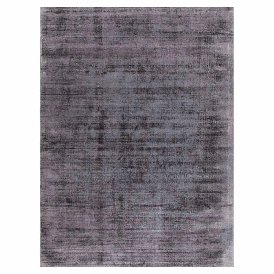 Customizable Versatile Viscose and Cotton Rug - Mutter Viadurini
