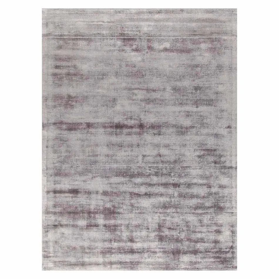 Customizable Versatile Viscose and Cotton Rug - Mutter Viadurini