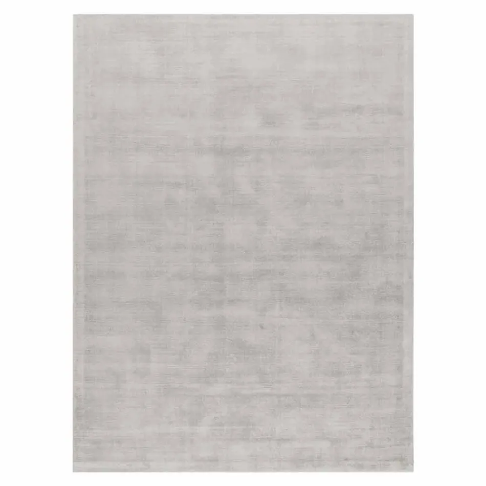 Customizable Versatile Viscose and Cotton Rug - Mutter Viadurini