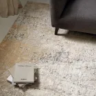 Modern Elegant Design Living Room Carpet in Bamboo Silk and Wool - Pasha Viadurini