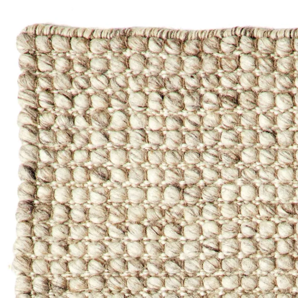 Modern Hand-Woven Wool and Cotton Carpet for the Living Room - Relict Viadurini