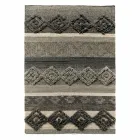 Rectangular Carpet in Wool, Cotton and Viscose for Modern Living Room - Zorro Viadurini