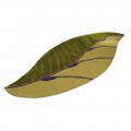 Leaf Shaped Living Room Rug in Hand-Tufted Wool Made in Italy - Acino