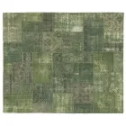 Artisan Patchwork Living Room Carpet Hand Knotted in Türkiye - Raimund Viadurini