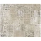 Artisan Patchwork Living Room Carpet Hand Knotted in Türkiye - Raimund Viadurini