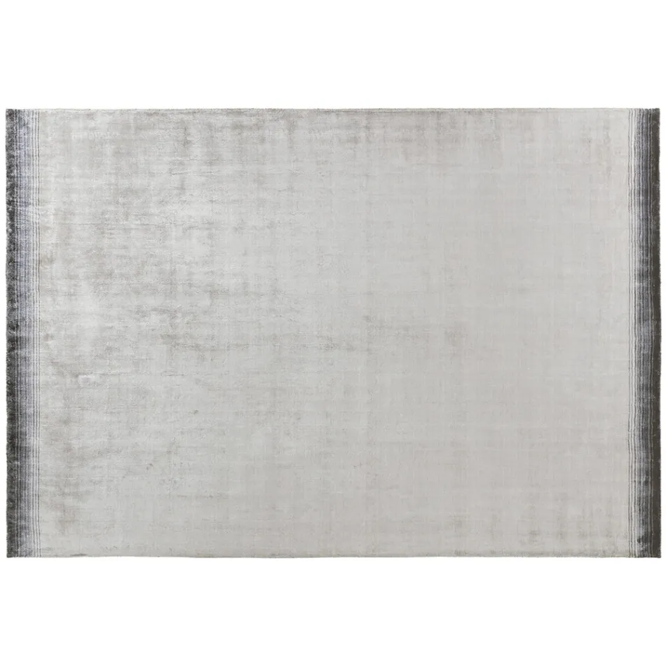 Handmade Living Room Carpet in High Quality Viscose Woven in India - Bonnet Viadurini