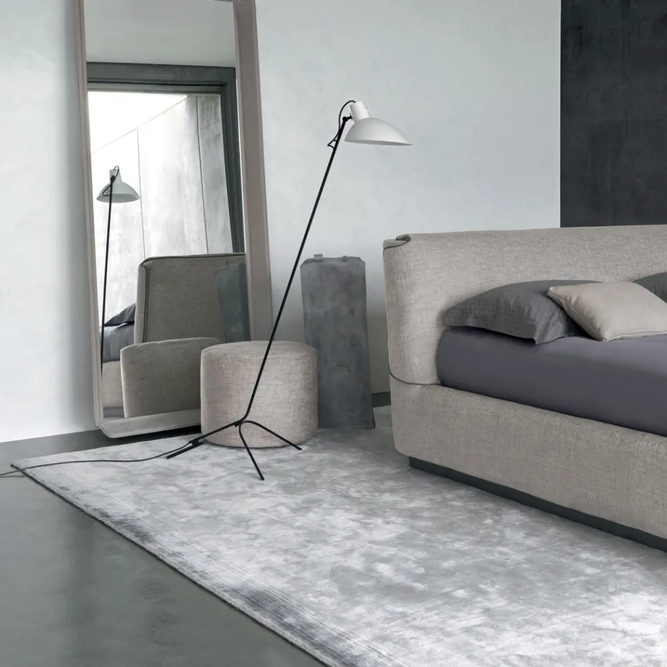 Handmade Living Room Carpet in High Quality Viscose Woven in India - Bonnet Viadurini