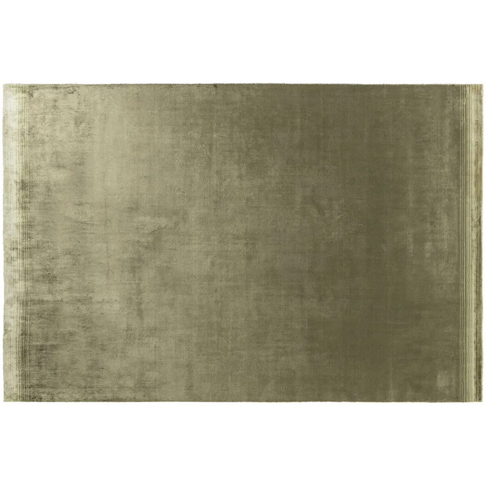 Handmade Living Room Carpet in High Quality Viscose Woven in India - Bonnet Viadurini