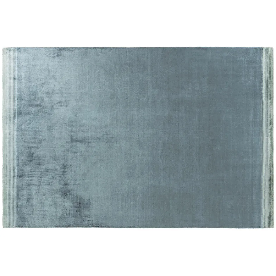 Handmade Living Room Carpet in High Quality Viscose Woven in India - Bonnet Viadurini