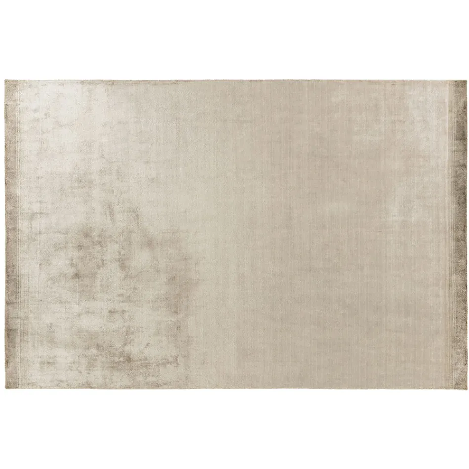 Handmade Living Room Carpet in High Quality Viscose Woven in India - Bonnet Viadurini