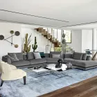 Handmade Living Room Carpet in High Quality Viscose Woven in India - Bonnet Viadurini