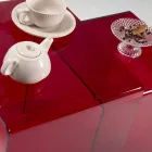 Design tables in colored plexiglass produced in Italy, Spinoso Viadurini