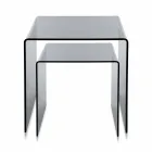 Design tables in colored plexiglass produced in Italy, Spinoso Viadurini
