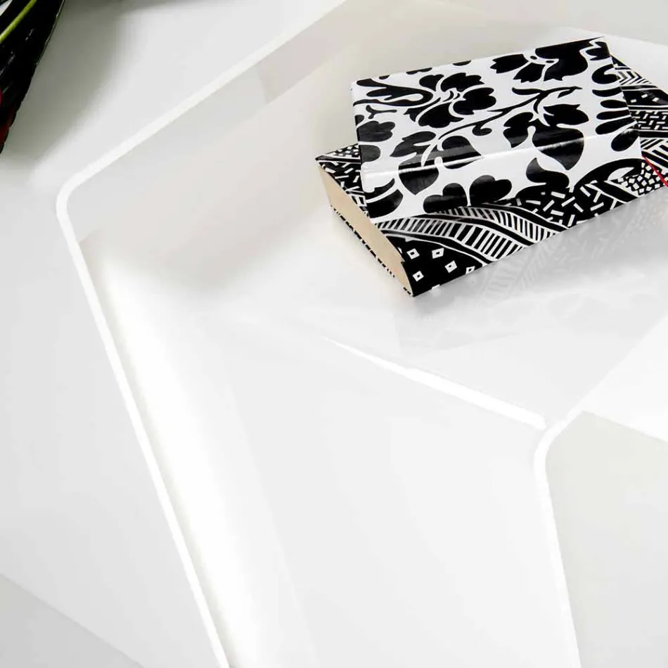 Design tables in colored plexiglass produced in Italy, Spinoso Viadurini