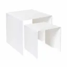 Design tables in colored plexiglass produced in Italy, Spinoso Viadurini