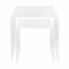 Design tables in colored plexiglass produced in Italy, Spinoso Viadurini