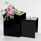 Design tables in colored plexiglass produced in Italy, Spinoso Viadurini