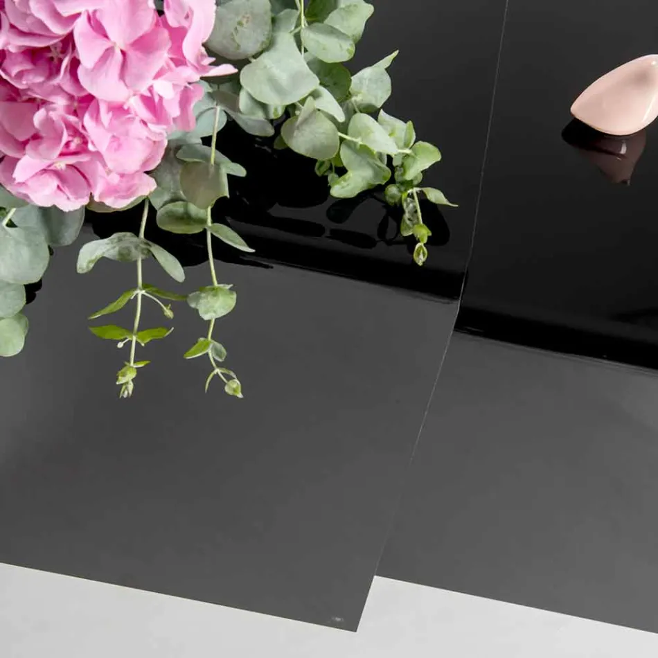 Design tables in colored plexiglass produced in Italy, Spinoso Viadurini