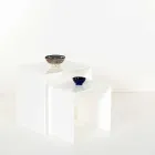 Design tables in colored plexiglass produced in Italy, Spinoso Viadurini