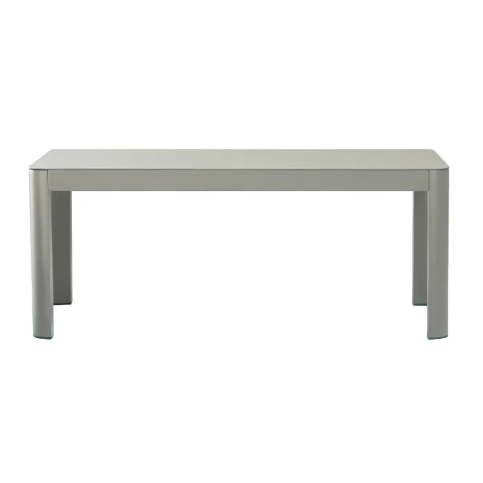 100x55 cm Garden Table in Aluminum with Different Finishes - Mickey Mouse Viadurini