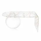 Modern plexiglass bridge table made in Italy, Bolly Viadurini