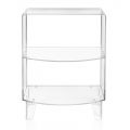 Low Table Bedside Table in Transparent Plexiglass Made in Italy - Alamain