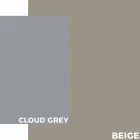 Modern Outdoor Coffee Table in Aluminum and Laminate - Carmine2 Viadurini