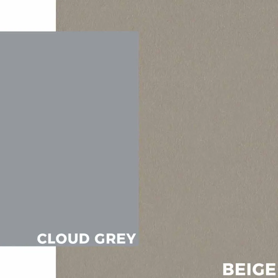 Modern Outdoor Coffee Table in Aluminum and Laminate - Carmine2 Viadurini