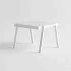 Modern Outdoor Coffee Table in Aluminum and Laminate - Carmine2 Viadurini