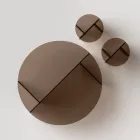 Laris Bronze Glass Coffee Table with a Refined Design Made in Italy Viadurini