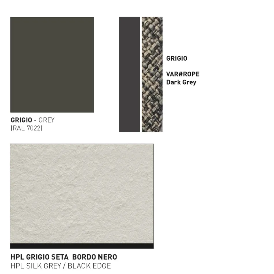 Low Table Top Hpl or Ceramic Made in Italy - Emmacross by Varaschin Viadurini