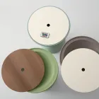 Outdoor Coffee Table in Colored Polyethylene with Internal Compartment - Acute Viadurini