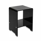 Contemporary black coffee table / nightstand Mimi, made in Italy Viadurini