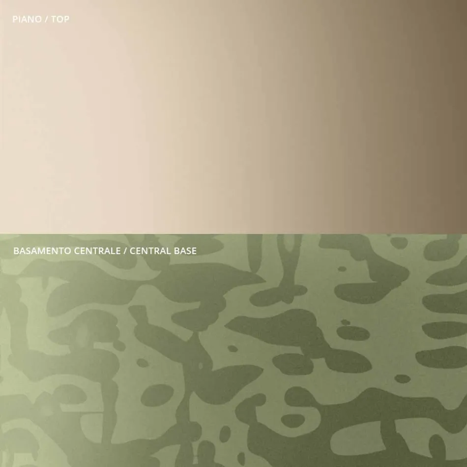 Coffee Table with Square Glass or Metal Top Made in Italy - Anakin Viadurini