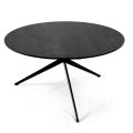 Coffee Table with Round Top Made in Stoneware Made in Italy - Siste