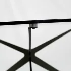 Coffee Table with Round Top Made in Glass Made in Italy - Siste Viadurini