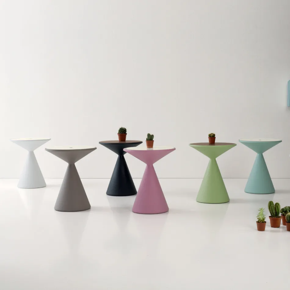 Coffee Table Container for Living Room in Polyethylene Made in Italy - Acuto Viadurini