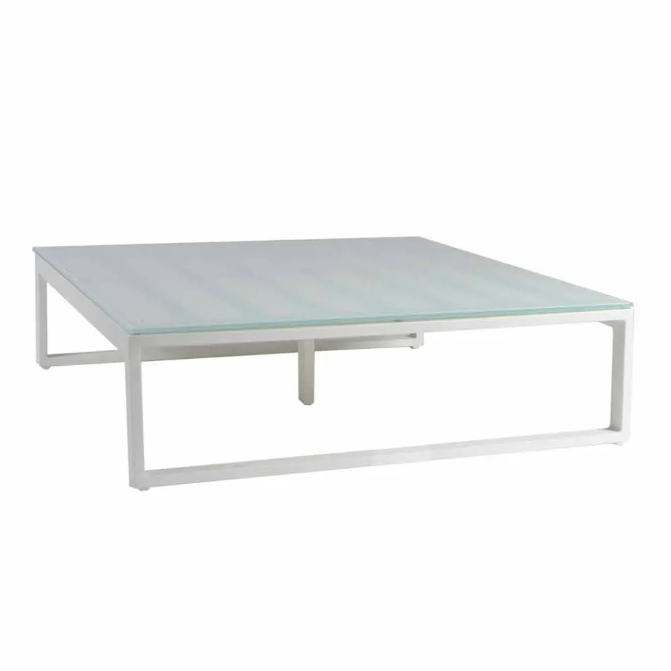 Square Design Outdoor Side Table 2 Dimensions 3 Finishes - Julie Viadurini