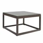 Square Design Outdoor Side Table 2 Dimensions 3 Finishes - Julie Viadurini