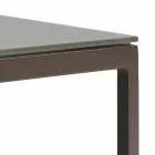 Square Design Outdoor Side Table 2 Dimensions 3 Finishes - Julie Viadurini
