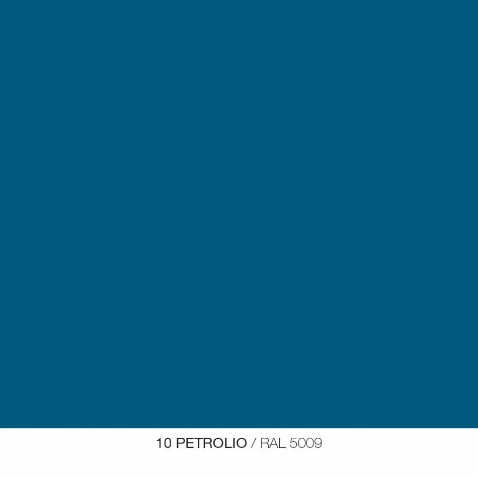 Coffee Table for Living Room in Colored Steel, Modern Design - Josyane Viadurini