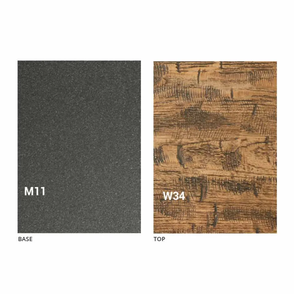 Transformable Design Coffee Table in Made in Italy Wood - Vincenzo Viadurini