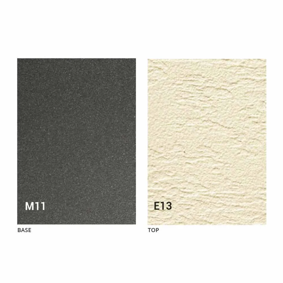 Transformable Coffee Table with Mortar Effect Top Made in Italy - Romantic Viadurini